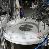 Machine de remplissage automatique de liquides à double tête pour compte-gouttes et petites bouteilles d'huile, avec pompe à piston monobloc rotative