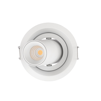 Spot encastré LED COB moderne et réglable 5W 8W, anti-éblouissement, orientable, pour l'éclairage de la maison, du bureau et des galeries