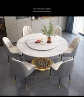 Chaises de table à manger rondes en marbre pour restaurant