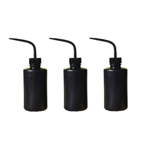 Bouteilles en plastique à presser HBC Factory, best-sellers, 150ML 250ML 500ML 1000ML, pour rinçage des cils, des tatouages et des fleurs (effet gouttelettes) - Product Image 6