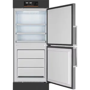 Combinazione di armadietto display commerciale superiore frigorifero fondo congelatore profondo per la vendita frigoriferi da laboratorio