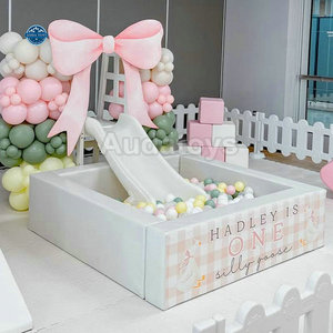 Aire de jeux intérieure pour tout-petits, structure en bois, piscine à balles, <span class=keywords><strong>toboggan</strong></span> <span class=keywords><strong>avec</strong></span> arche, éducatif, résidentiel, 2-5 ans - Product Image 4