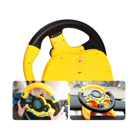 KSF nouvelle tendance jouer maison musique volant bébé garçon jouet exploité contrôleur de conduite Portable simulé enfants jouets cadeaux
