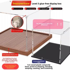 Vitrina acrílica para el momento del gol de Vinicius, estilo de dibujos animados, compatible con el set 43027; Figura transparente a prueba de polvo - Product Image 3