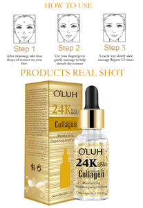 Esencia hidratante de colágeno Facial de alta calidad, suero dorado de <span class=keywords><strong>24k</strong></span>, suero Facial blanqueador antiarrugas - Product Image 5