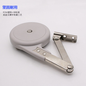 Tatami Support Furniture <b>Hinge</b> With Soft Closing Nylon Cold Rolled Steel Surface Mount Minimalist Design - Product Image 2