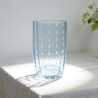 Fabrieksgroothandel Modern Design Fruit/Hartpatroon Handgemaakte Geblazen Glazen Sap-/Waterbeker Voedselveilig Vaatwasser- en Magnetronbestendig