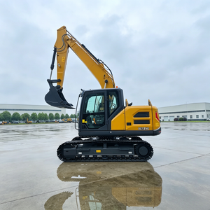 Excavatrice sur chenilles XE135G Jaune 13 tonnes Équipement de construction hydraulique Garantie 1 an Pompe et boîte de vitesses haute efficacité 85KW - Product Image 4