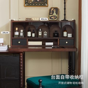 Ruth Dressing Table Solid Wood <b>Makeup</b> <b>Vanity</b> With Storage Bedroom Furniture For Home Use - Product Image 1