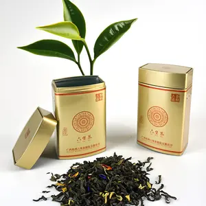 Dongguan Jinyunabao luxuriöse goldene rechteckige kaffee-/tee-blechdose metall-aufbewahrungsbehälter für lebensmittel geschenkverpackungen