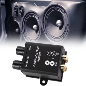55x50x40mm negro coche camión autobús Subwoofer bajo control remoto de volumen perilla regulador RCA nivel ecualizador de frecuencia <span class=keywords><strong>1</strong></span> año de garantía - Product Image 3