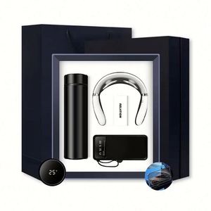 Custom Logo Corporate <b>Gifts</b> <b>Set</b> Vacuum Flask Neck Massager Power Bank Luxury <b>Gift</b> <b>Sets</b> for Business for Promotions Employee's - Product Image 5