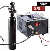 Kompresor PCP 12V 110V 220V 350W 30mpa 4500psi 300bar 30mpa Paintball 4500psi  PCP 300 bar