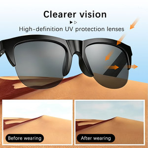 Gafas de Sol Inteligentes con Control Táctil OEM, Marco de PVC, Tipo-C, Traductor IA de 156 Idiomas, Resistentes al Agua IPX4, Audio Inalámbrico - Product Image 5