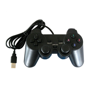 Joystick USB cablato a doppio motore per PC Gamepad Joypad per PC single <span class=keywords><strong>Game</strong></span> <span class=keywords><strong>Controller</strong></span> - Product Image 3