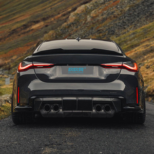 Difusor de labio de parachoques trasero de estilo MP de fibra de carbono seco para <span class=keywords><strong>BMW</strong></span> G80 G82 M3 M4 <span class=keywords><strong>2021</strong></span> + alerón de parachoques de coche - Product Image 5