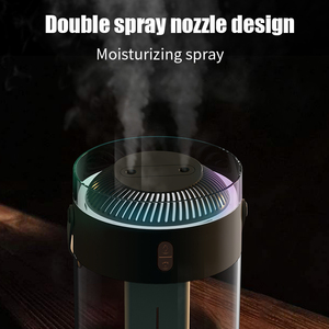 2.6L công suất lớn tạo độ ẩm nhà phun siêu âm USB khuếch tán với pin tinh dầu khuếch tán - Product Image 2