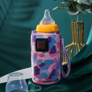 अच्छी गुणवत्ता वाली बेबी बोतल गर्म आउटडोर पोर्टेबल उपयोग इन्सुलेशन शिशु खिलाने की बोतल गर्म थर्मोस्टेट दूध गर्म