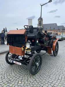 Charrette électrique de type calèche à châssis renforcé, chariot de tourisme vintage avec décoration de lampe personnalisée pour le service des sites touristiques - Product Image 6