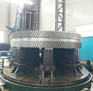 Поворотный подшипник с большим стальным зубчатым кольцом, двойной винтовой поворотный для сушильной шаровой мельницы - Product Image 3