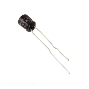 ตัวเก็บประจุแบบ Through Hole รุ่น UMF1V3R3MDD 3.3 ไมโครฟารัด อลูมิเนียม 3.3UF 20% 35V แบบขาเสียบ - Product Image 1