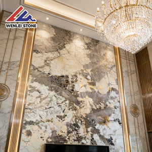 Losa de Granito Dorado Bahía de Wenlei Stone con Cristales Dorados para Decoración de Hoteles y Villas - Product Image 5