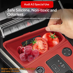 Alfombrilla de Silicona para Panel de Control Central de Coche para <span class=keywords><strong>Audi</strong></span> A3 S3 8Y 2021 <span class=keywords><strong>2022</strong></span> 2023 2024 2025, Antiarañazos, Antidesgaste, Accesorios para Automóviles - Product Image 2