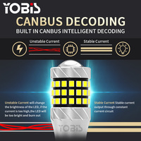 YOBIS Auto Blinker LED-Lampe W16W/W5W Autolichtbirne T15 2016 57SMD 921 912 Fehlerfrei für Toyota BMW Audi Canbus-Kompatibel