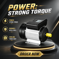 Moteur asynchrone Quanneng YL90L-4 série YL 220V monophasé 50Hz, efficacité IE2, double valeur, norme IEC, léger et longue durée de vie