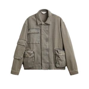 Nouveautés Mode Décontractée Confortable Style Unisexe Veste Oversize avec Col Revers et Manches Longues - Product Image 6