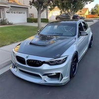 Capó de Fibra de Carbono Ligero de Alta Calidad para BMW M3 F80/M4 F82/F83 - Kit de Carrocería en Estado Nuevo, Negro