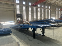 Pont d'accès mobile hydraulique pliable pour le chargement de conteneurs