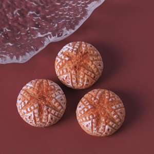 CHENXI Nuevos Productos, Adornos Planos de 2cm con Forma de Pan, Adornos de Resina 3D de Comida de Dibujos Animados, Accesorios para Carcasas de Teléfono DIY - Product Image 5