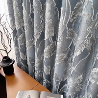 Rideaux en tissu YCSP à haute précision, 100 % polyester, technique de tissage jacquard pour chambres, salons et bureaux