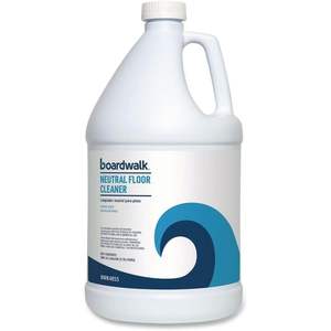 "1 Gallon Lemon Scented Neutral <b>Floor</b> <b>Cleaner</b>-Eco-Friendly & Disposable (Boardwalk BWK4855)" - Product Image 1