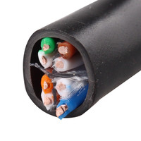 Câble Ethernet LAN extérieur Cat6 UTP/FTP 305m/1000FT 23AWG/24AWG CCA/Cuivre Nu - Câble d'entreprise personnalisé