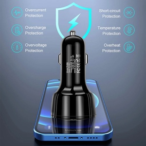 Cargador de Coche Universal 4 en 1 de 35W con 4 Puertos USB para Teléfono, Cargador Rápido para Teléfono Móvil, Adaptador, Accesorios para Coche - Product Image 4