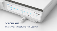Tour de caméra endoscopique portable tout-en-un électrique Full HD IKEDA YKD-9101 pliable avec moniteur HD intégré de 19 pouces et éclairage LED froid 80W