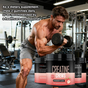 ครีเอทีนแบบเคี้ยวฉลากส่วนตัว ครีเอทีนเคี้ยวได้ 120 เม็ด อาหารเสริมสำหรับนักกีฬา รับผลิตแบบ OEM - Product Image 6