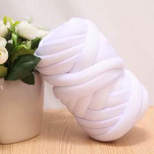 Fil de coton géant en tube de 250g/pelote, haute résistance, 3 cm, pour tricot à la main, <span class=keywords><strong>coussin</strong></span> et lit, approvisionnement direct usine - Product Image 4