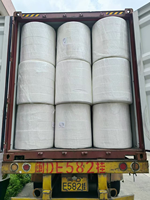Airlaid Jumbo-Rolle |   Vliesstoff-Mutterrolle für Damenbinden und Windeln |   1-lagiges, weiches, hochabsorbierendes Virgin-Papier