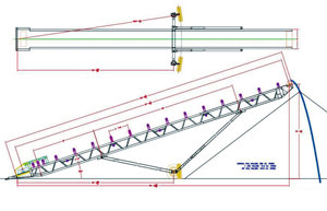 Mobil geri kazanım teleskopik bantlı konveyör madeni/madencilik radyal istifleyici konveyör satılık - Product Image 5