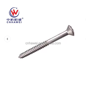 DIN7995 <strong>Stainless</strong> Steel Drywall <strong>Screws</strong> Cross Recessed Oval Head Binding <strong>Wood</strong> <strong>Screws</strong> with M3 M5 M6 M8 Threads for Drywal - Product Image 1