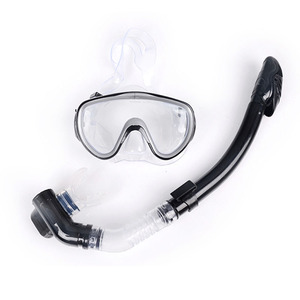 Ensemble de plongée avec masque intégral, tuba sec, anti-buée, en plastique, équipement de natation d'été pour l'extérieur - Product Image 1
