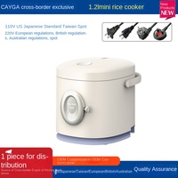 Cuisinière à riz électrique - Multifonctionnelle - Utilisation domestique - Mini format - Pour une personne - Isolation anti-cuisson à sec - Capacité inférieure à 3L - Mécanique