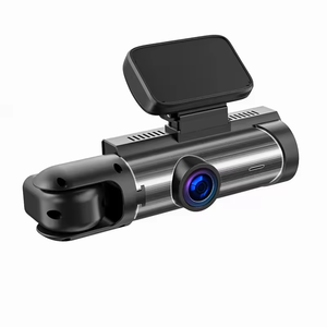 Caméra de tableau de bord à double caméra 1080P pour voitures avec enregistrement en boucle de vision nocturne IR et objectif grand Angle-Écran IPS de 3.16 pouces pour Tume - Product Image 2