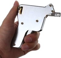 Serrure de porte en acier inoxydable, robuste, ouvre-porte, Kit d'outils de verrouillage, ensemble de pistolet de ramassage