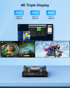 Mini PC industriel à refroidissement par ventilateur, Core I7-10510U, DDR4 64 Go de RAM, 2xRJ45 LAN, 2xCOM, compatible Win10/11, Core I7-10510u, industriel - Product Image 6