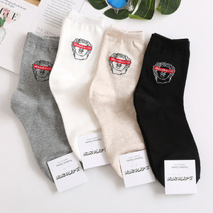 Venta al por mayor otoño e invierno nuevo Simple <span class=keywords><strong>mujer</strong></span> fantasía pensador <span class=keywords><strong>Calcetines</strong></span> - Product Image 5