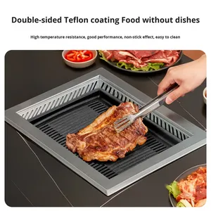 Barbecue à gaz portable <span class=keywords><strong>de</strong></span> style coréen pour usage commercial et camping en extérieur, avec allumage électronique intégré en acier inoxydable – Vente en gros usine - Product Image 3